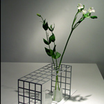 <p><strong><a href=andrea-branzi.html class=link-lightbox>Andrea Branzi</a></strong><br />Blister</p><p><strong>ALUMINIUM GATE</strong><br />Small architecture for flowers in anodised aluminium. <br />Base in enamelled metal with separate vases in blown glass.<br />72 x 18 x h. 28 cm.</p><p> Limited edition of 20 signed and numbered pieces.</p> 